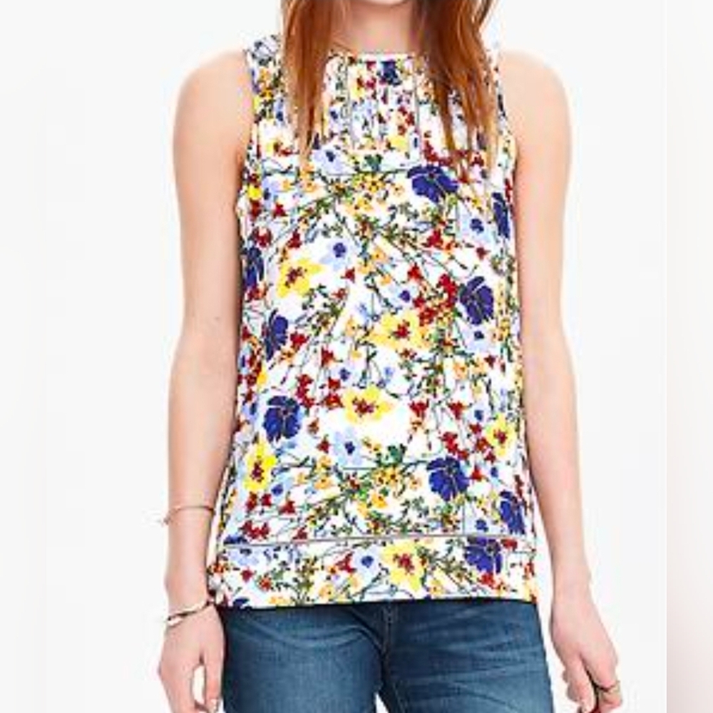 Banana Republic Multicolor Floral Blouse